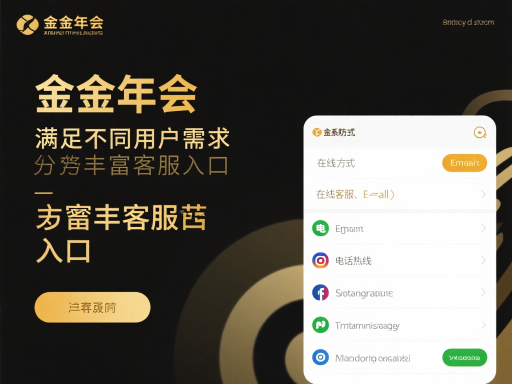 金年会为了满足不同用户的需求，提供了丰富的客服入口