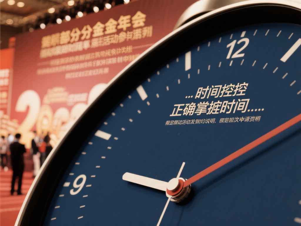 正确掌握时间节点
*时间的掌控对活动参与尤为重要