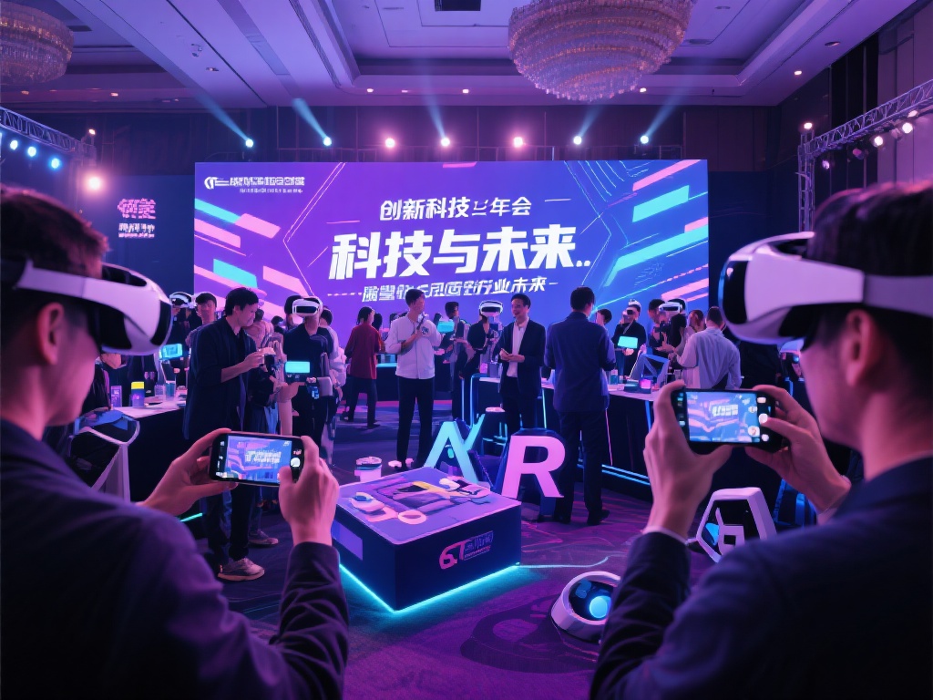 举例来说，某创新科技公司年会采取了“科技与未来”这